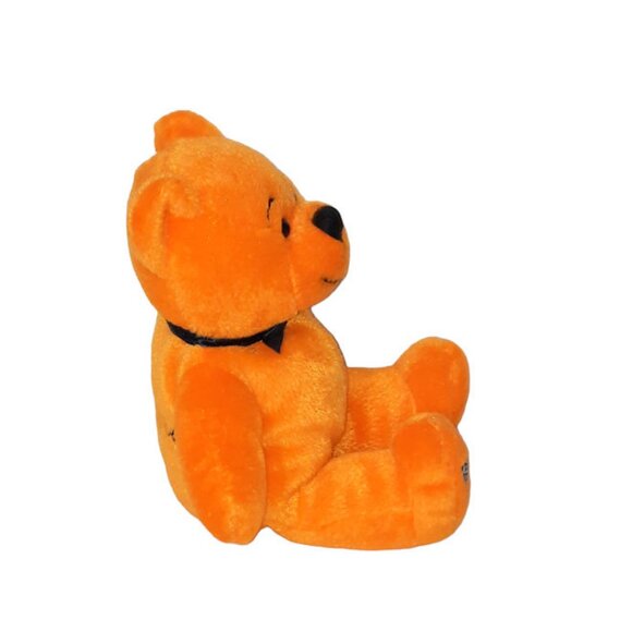 2003 Symbolz Orange Bear Florida Sunshine State Plush Stuffed BeanBag Toy 7.5" - Picture 5 of 8